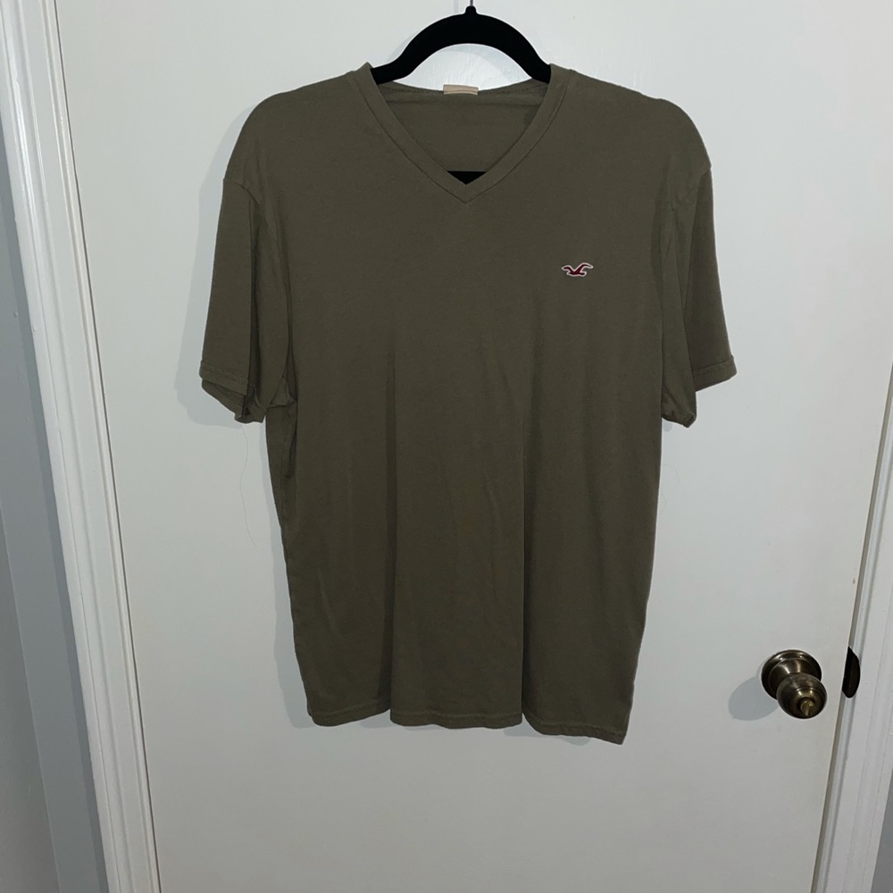 Olive Green Hollister T-Shirt